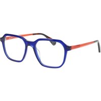 WOOW JACK POT 1 0122 Men's Eyeglasses Blue Size 52 - Blue Light Block Available