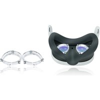 SmartBuy Tech Magnetic Eyeglass Frame With Anti 青 Lights for Meta Quest 3 クリア 青-Light Block サングラス - 男性用 - クリア