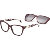Colcci Bandy 3 with Clip-on C6149C6457 Women’s Eyeglasses Red Size 57 - Blue Light Block Available
