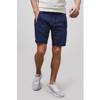 Enorsia Men's Navy Essential Drawstring Jersey Shorts - UK L