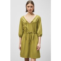 Enorsia Womens Green Drawstring Waist Jersey Dress - UK 14