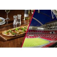 Image of Wembley Stadium Tour and Three Course Meal with a Glass of Wine for Two at Prezzo