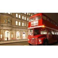Image of Vintage London Bus Tour, Thames Cruise and Fish and Chips for Two
