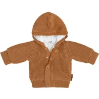 Baby's Only Vestje met capuchon teddy Soul caramel - 62
