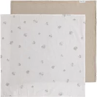 Baby's Only Hydrofiele doek Tender beige/clover - 115x115 - 2-pack