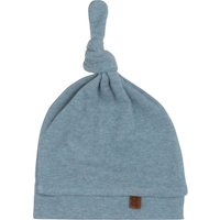 Baby's Only Knoopmutsje Melange stonegreen - 3-6 mnd