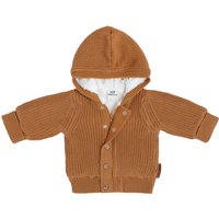 Baby's Only Vestje met capuchon teddy Soul caramel - 56