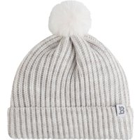 Baby's Only Mutsje met pompon Cool ecru - 3-36 mnd