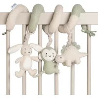 Baby's Only Boxspiraal Animals laurel green/warm linen