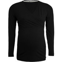 Baby's Only Zwangerschapstop lange mouw Glow zwart - XL - voedingsfunctie