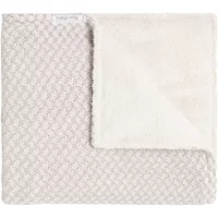 Baby's Only Wiegdeken teddy Happiness urban taupe/ecru