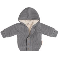 Baby's Only Vestje met capuchon teddy Soul grijs - 56