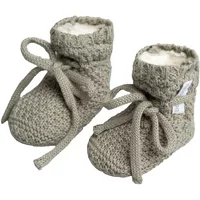 Baby's Only Slofjes teddy Willow urban green - 3-6 mnd