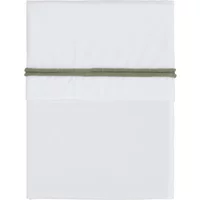 Baby's Only Wieglaken gebreide bies urban green/wit