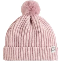 Baby's Only Mutsje met pompon Cool oud roze - 3-8 jaar