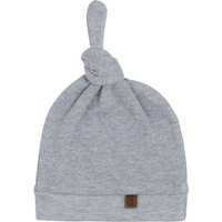 Baby's Only Knoopmutsje Melange grijs - 3-6 mnd