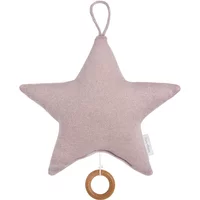 Baby's Only Muziekdoos ster Sparkle zilver-roze mêlee