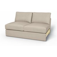 IKEA - Vimle 2 seater bed sofa without armrests, Parchment, Linen - Bemz