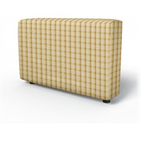 IKEA - Vimle Armrest Cover, Picnic Check Sun Yellow, Linen - Bemz