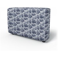 IKEA - Vimle Armrest Cover, Dark Blue, Bouclé & Texture - Bemz