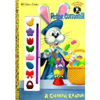 A Colorful Easter (Peter Cottontail, With Paint And Brush)