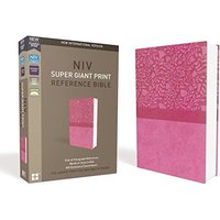 NIV, Super Giant Print Reference Bible, Imitation Leather, Pink