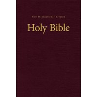 NIV Pew and Worship Bible--hardcover, burgundy