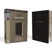 NIV Giant Print, Reference Bible (Thumb Indexed, Black Leather-Look)