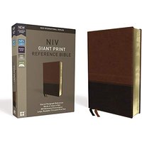 NIV Comfort Print Reference Bible, Giant Print, Imitation Leather, Brown