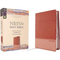 NRSVue Compact Holy Bible, Comfort Print--soft leather-look, peach