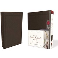 NKJV Comfort Print Journal the Word Bible, Bonded Leather, Brown