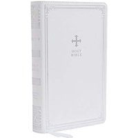NRSV Catholic Bible, Gift Edition, Comfort Print, Leathersoft, White