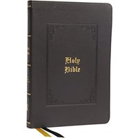 KJV Large-Print Thinline Bible, Vintage Series, Comfort Print--soft leather-look, black