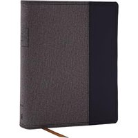 NKJV Prayer Bible, Comfort Print--soft leather-look, black/gray