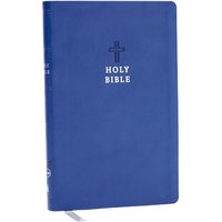 NKJV Value Ultra Thinline Bible, Comfort Print--soft leather-look, blue