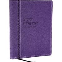 NKJV NoteWorthy New Testament, Comfort Print--soft leather-look, purple