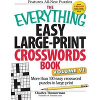 Easy Large-Print Crosswords Book, Volume VI (The Everything)