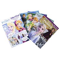 Disney Frozen and Frozen 2 Look and Find Activity Book Collection with Poster