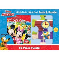Little First Look and Find Book and Puzzle (Disney Mickey)