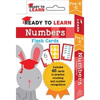 Ready to Learn: Pre-K-K Numbers Flash Cards Includes 48 Cards to Practice Counting and Number Recogn