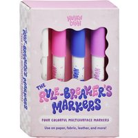 The Rule-Breaker's Markers: Four Colorful Multisurface Markers