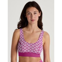 CALIDA Elastic Trend Bustier mit Softbundfür Damen, XS, Violett,Rosa, So bequem kann sportlich sein