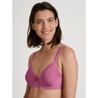 CALIDA Natural Comfort Lace Spacer-BH mit Bügel, Komfort Rückenfür Damen, 70C, Violett, Spitze trifft Komfort – feminin, formschön und rundum bequem