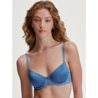 CALIDA Sensual Secrets T-Shirt-BHfür Damen, 80B, Blau, Das sinnliche Geheimnis komfortabler Eleganz