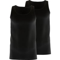 CALIDA Natural Benefit Tank-Top, 2er-Packfür Herren, M, Schwarz, Qualität im Vorteilspack