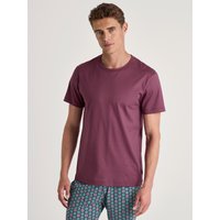 CALIDA RMX Sleep Holiday Kurzarm-Shirtfür Herren, L, Rot, Mit Mix & Match zum persönlichem Wohlfühloutfit