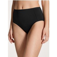 CALIDA Eco Sense Slip, high waistfür Damen, L, Schwarz, Geschmeidig zur Haut, gut zur Umwelt