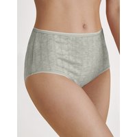 CALIDA Etude Xtra Panty, high waistfür Damen, S, Grau, Liaison aus bester Baumwolle und verspielter Spitze