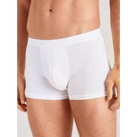 CALIDA Evolution Boxer Brief mit Softbundfür Herren, S, Weiß, Baumwoll-Bestseller für jeden Typ und jeden Tag
