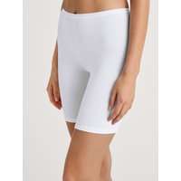 CALIDA Natural Comfort Radlerhosefür Damen, L, Weiß, Beste Baumwolle, kompromissloser Komfort für jeden Tag